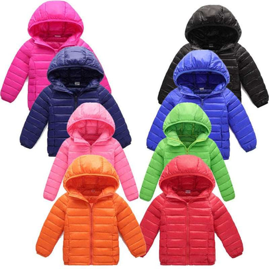 Children's Winter Down Jacket/2-12 Years - fittedfortheoccasion