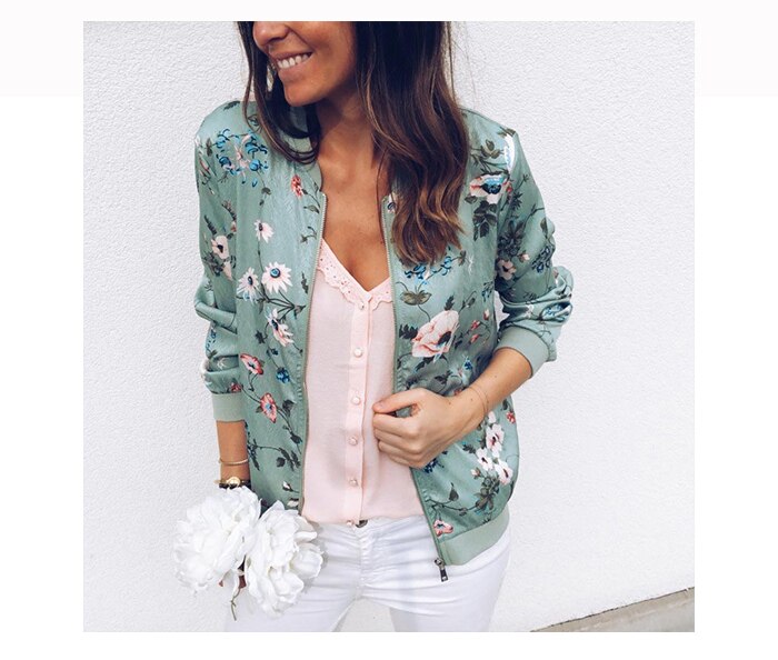 Women's Floral Printed Jacket