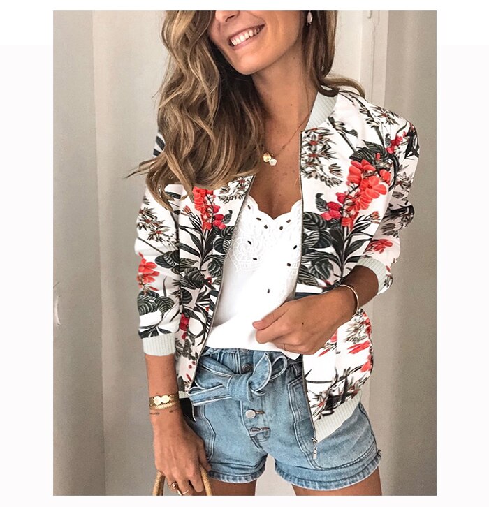 Women's Floral Printed Jacket