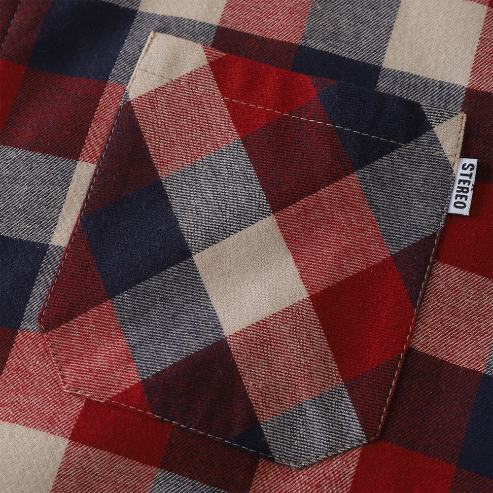 Men's Plaid Fleece Jacket