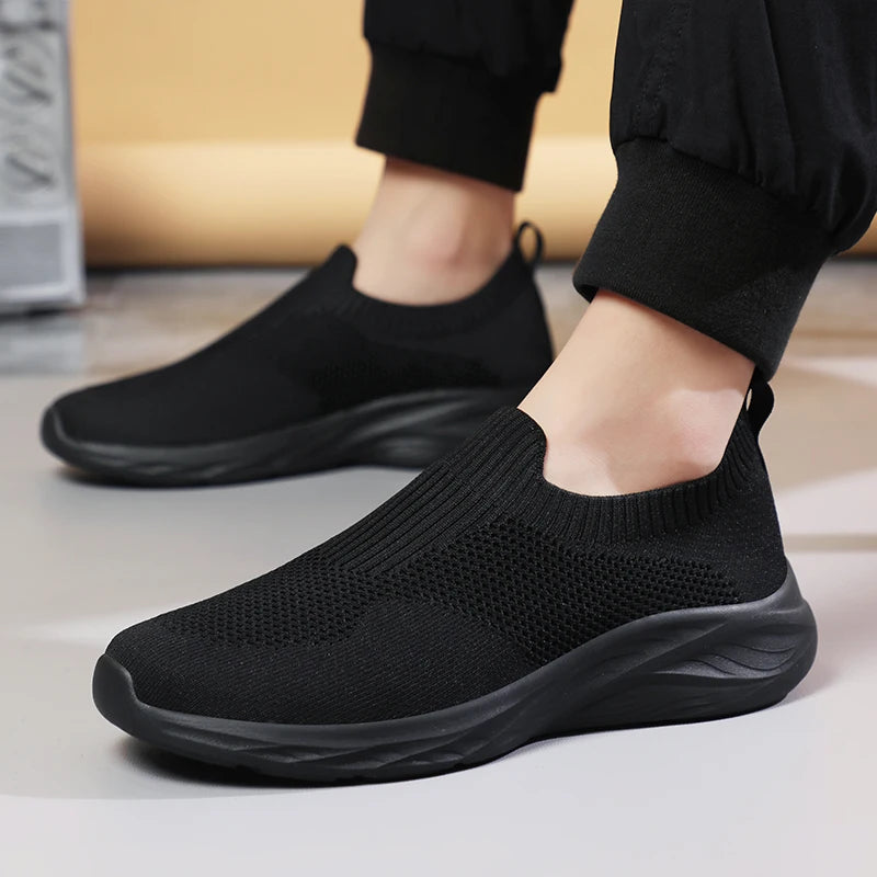 Men's Slip-on Sneakers-Breathable