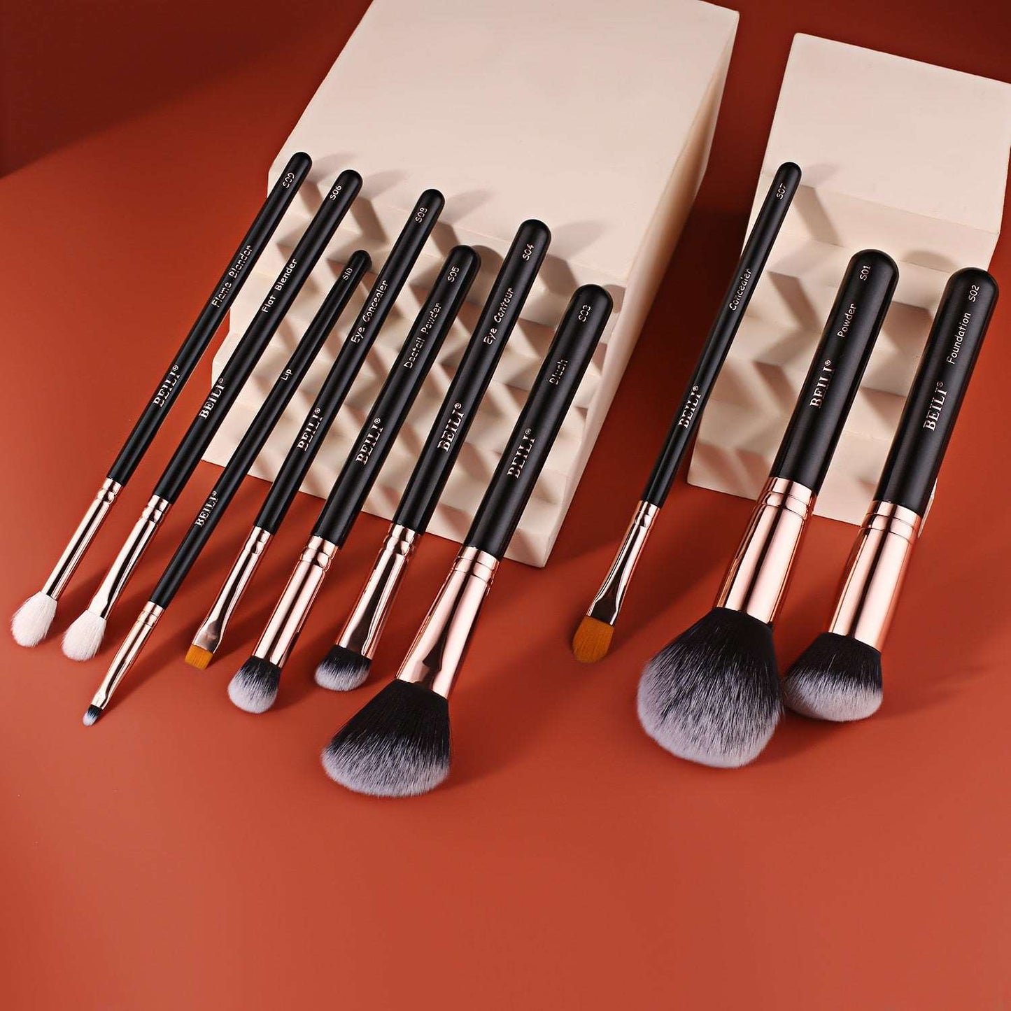 Classic Makeup Brushes 8-10pcs Set