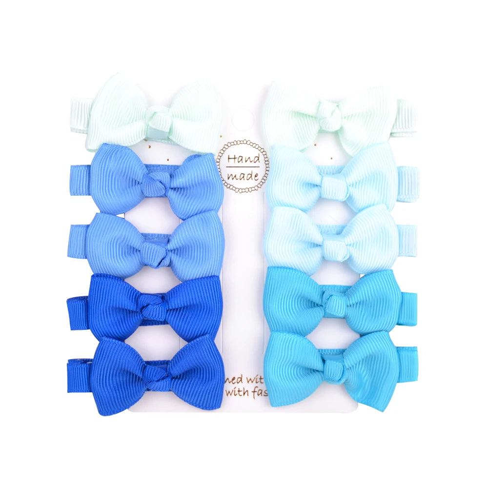 Infant/Toddler Mini Bow Tie Hair Clip 10Pcs/lot