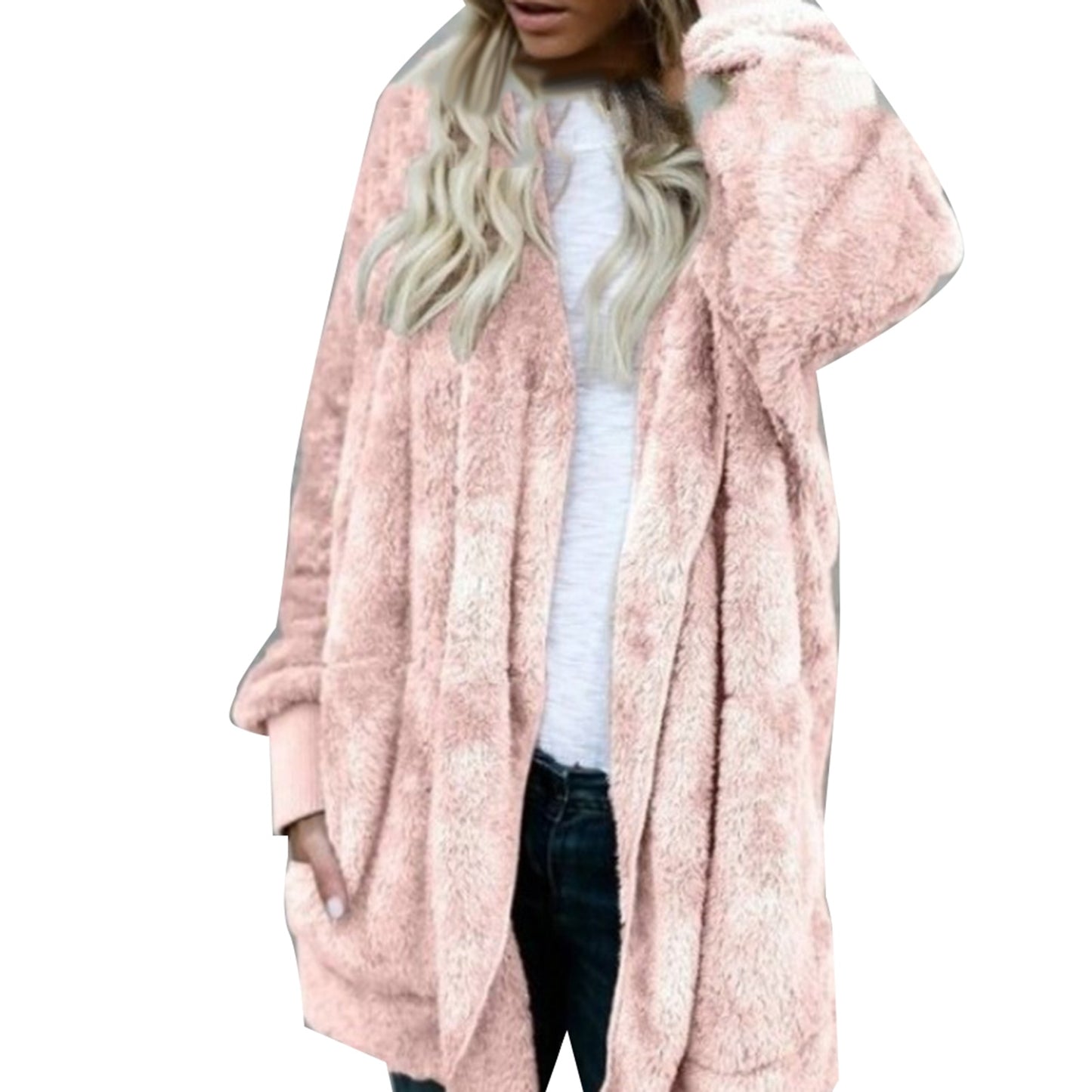 Women's Faux Fur Teddy Bear Jacket/S-5XL