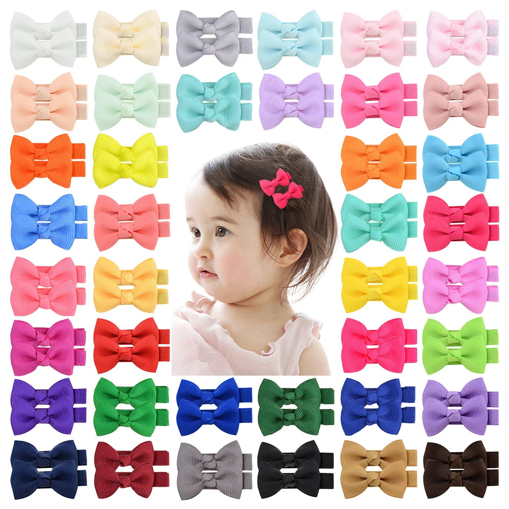 Infant/Toddler Mini Bow Tie Hair Clip 10Pcs/lot