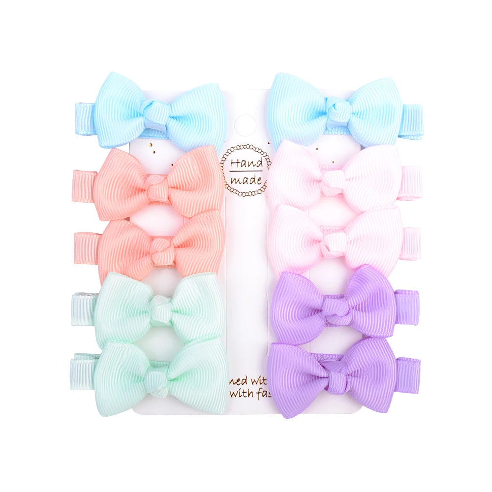 Infant/Toddler Mini Bow Tie Hair Clip 10Pcs/lot