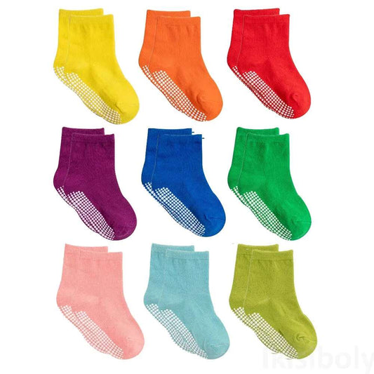 Children's Non-Slip Socks/6 Pairs