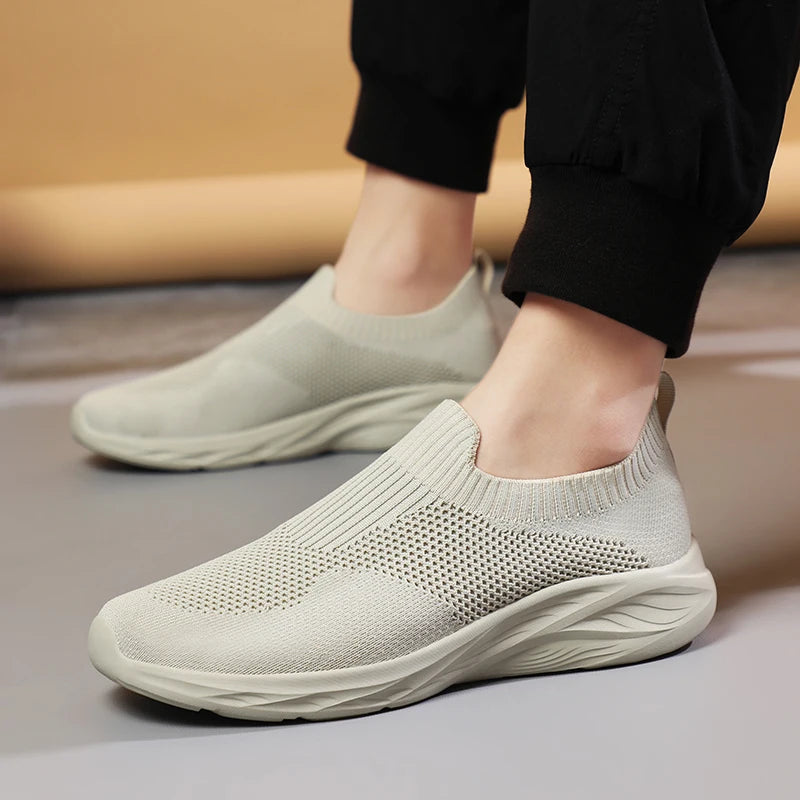 Men's Slip-on Sneakers-Breathable