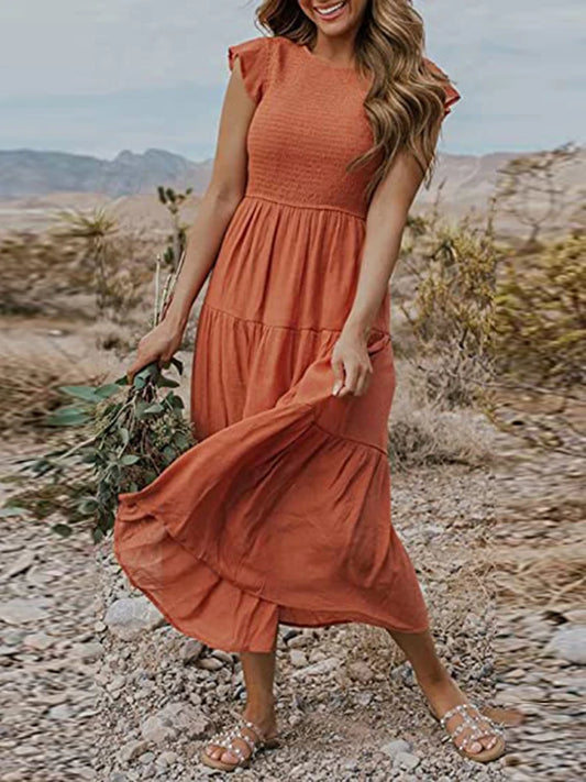 Women's Short Sleeve Summer Dress