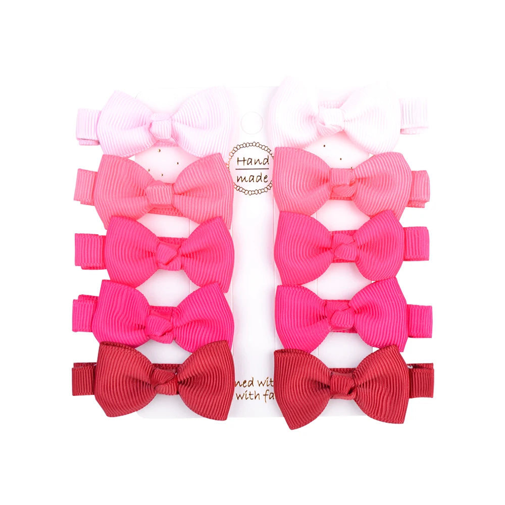 Infant/Toddler Mini Bow Tie Hair Clip 10Pcs/lot