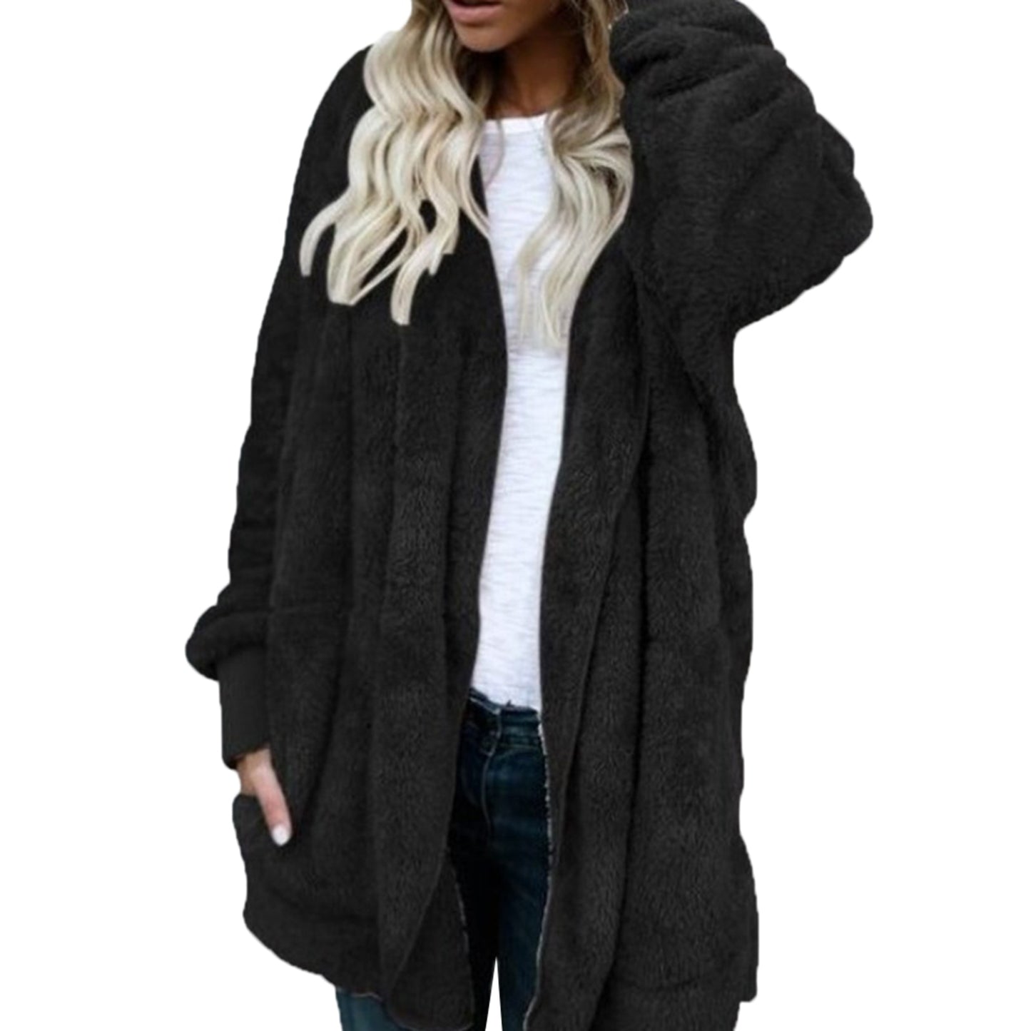 Women's Faux Fur Teddy Bear Jacket/S-5XL