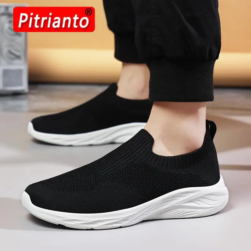 Men's Slip-on Sneakers-Breathable