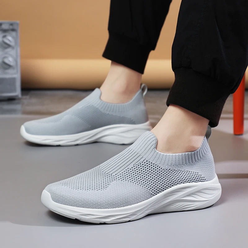 Men's Slip-on Sneakers-Breathable