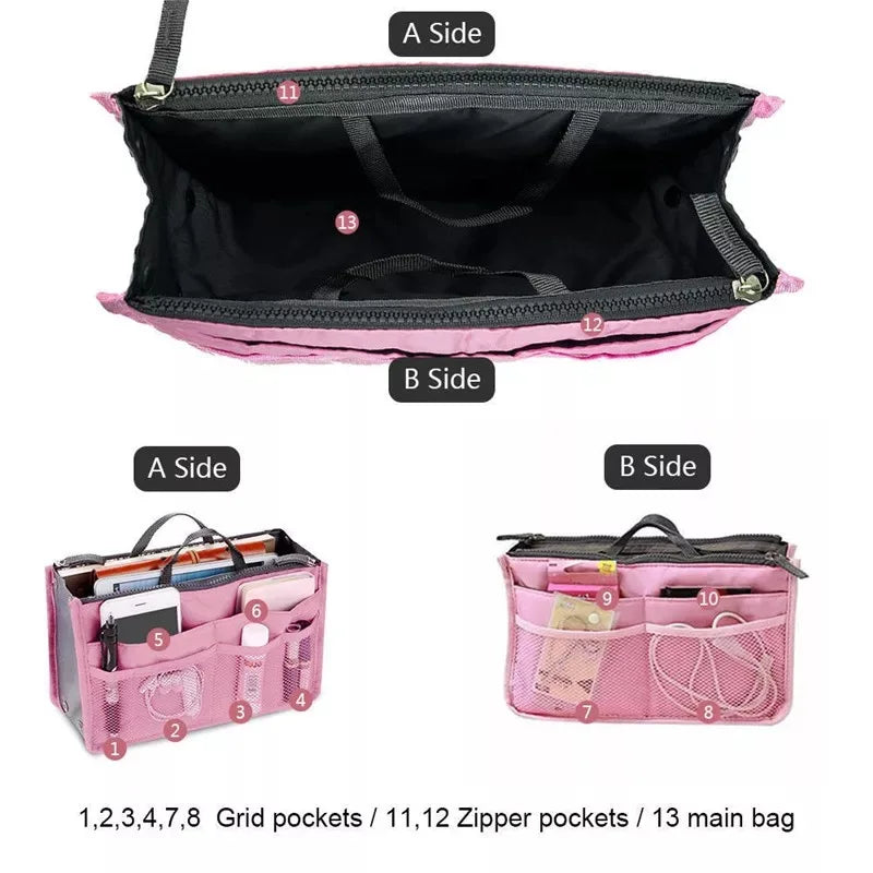 Women's Nylon Organizer Bag