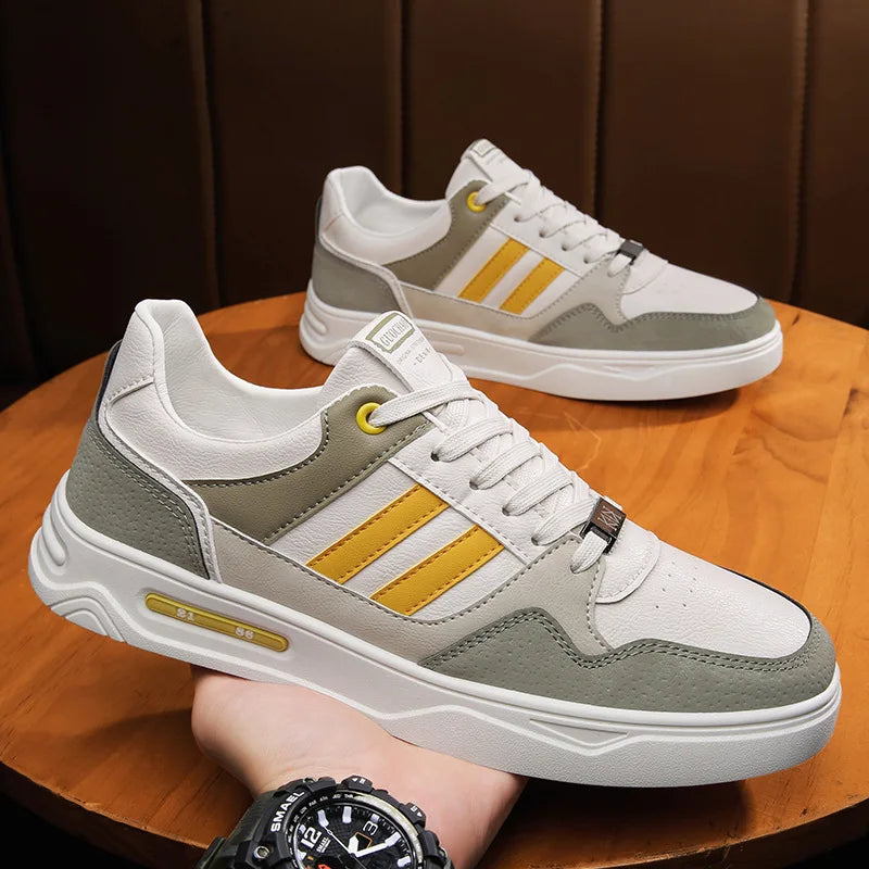 Men's Leather Casual Sneakers