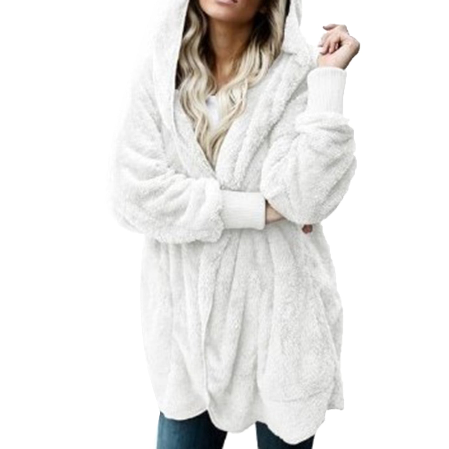 Women's Faux Fur Teddy Bear Jacket/S-5XL