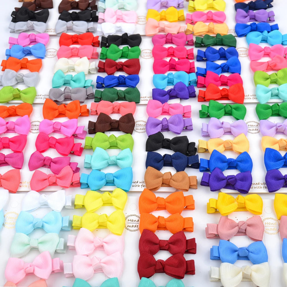 Infant/Toddler Mini Bow Tie Hair Clip 10Pcs/lot