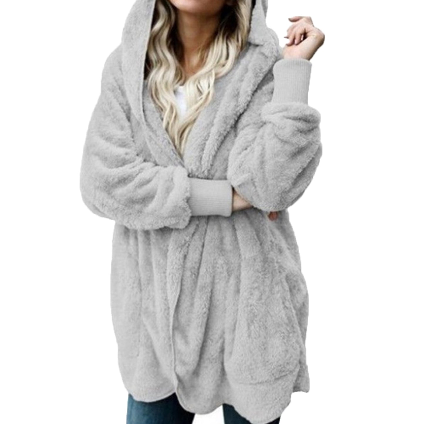 Women's Faux Fur Teddy Bear Jacket/S-5XL