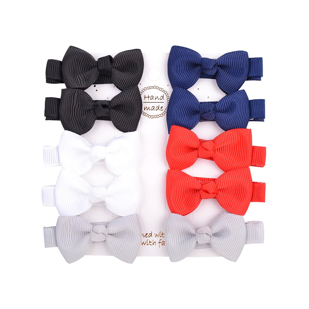 Infant/Toddler Mini Bow Tie Hair Clip 10Pcs/lot