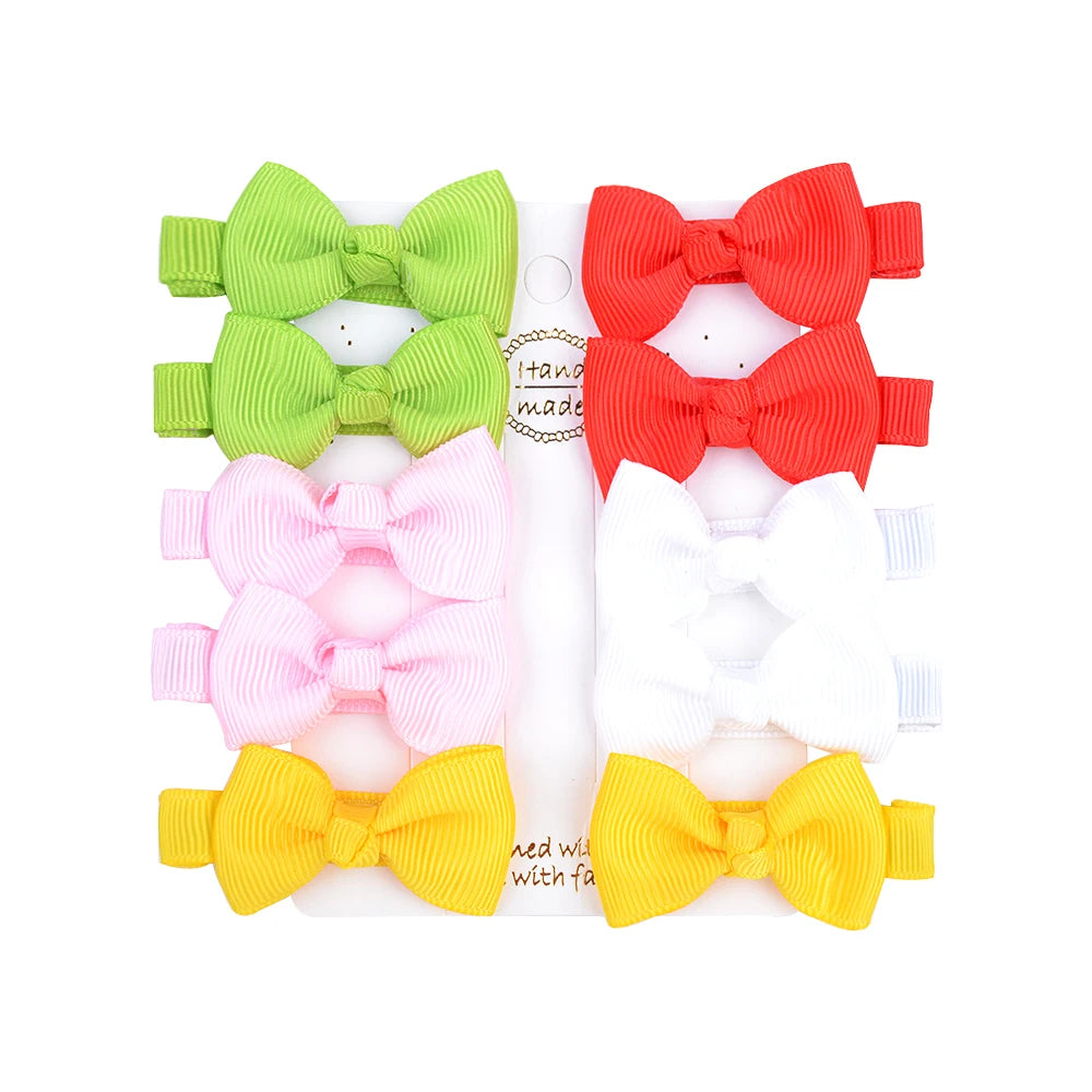 Infant/Toddler Mini Bow Tie Hair Clip 10Pcs/lot