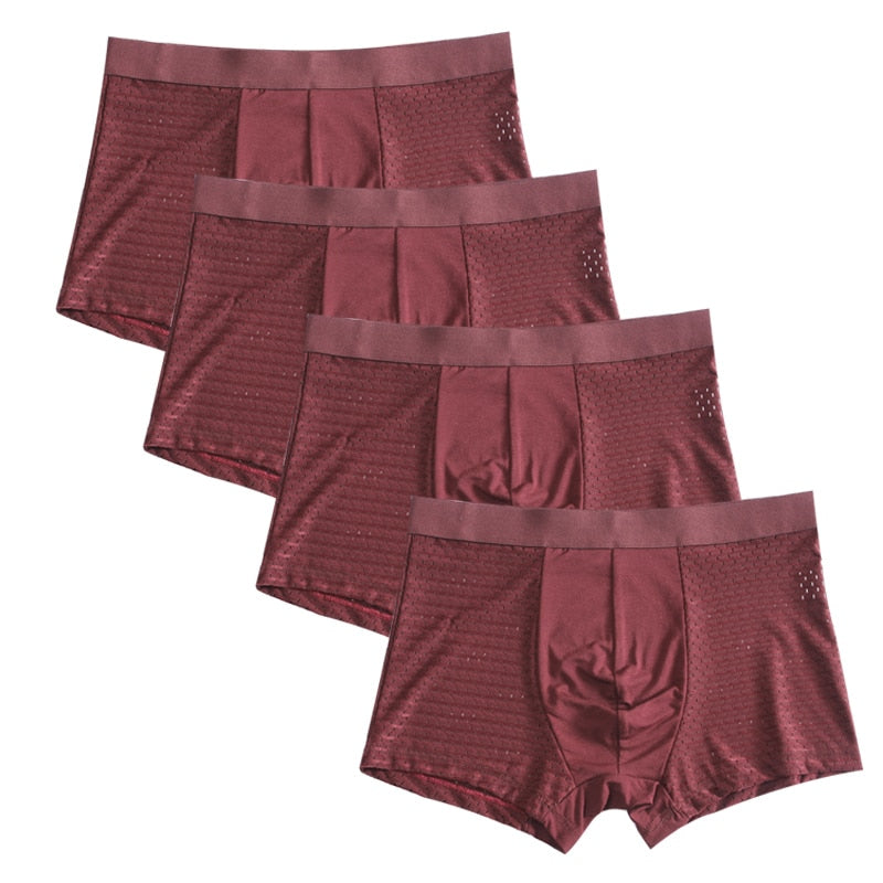 Men's Boxer Shorts 4Pcs/Set