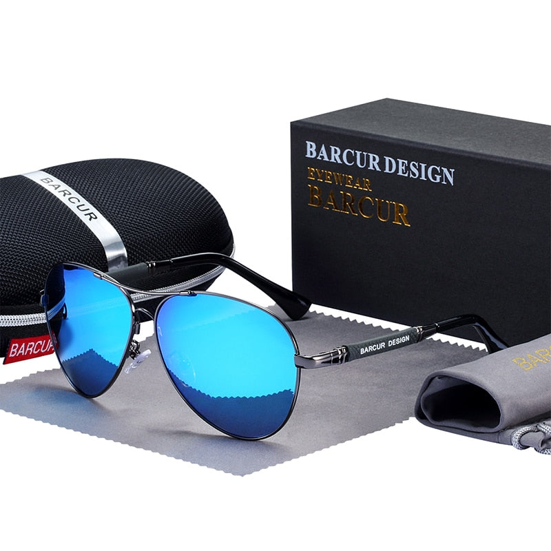 Men's Titanium Alloy Sunglasses-Polarized - fittedfortheoccasion