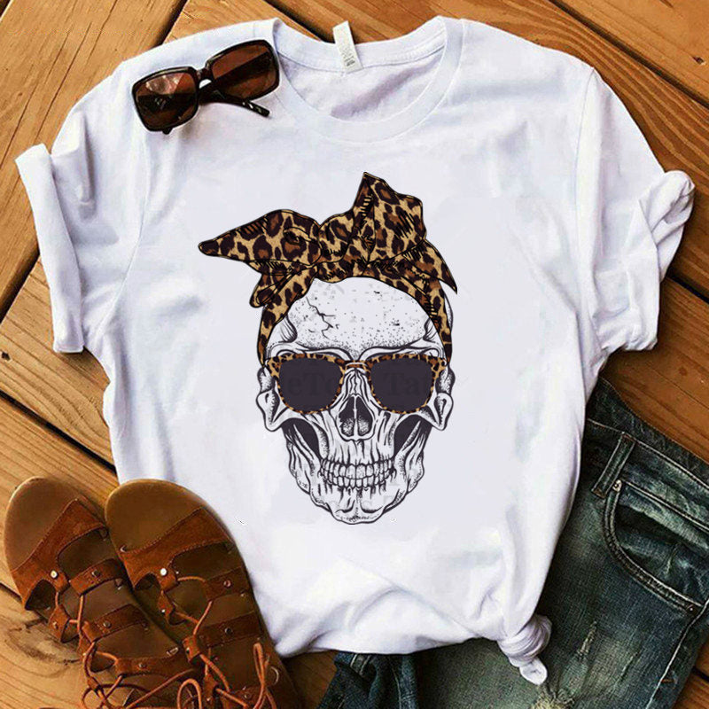 Women's Skull Printed T-Shirts