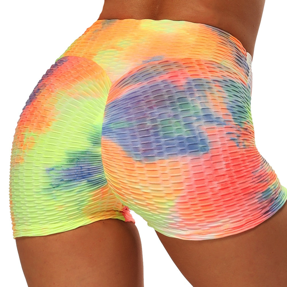 Women's Printed Fitness Shorts - fittedfortheoccasion