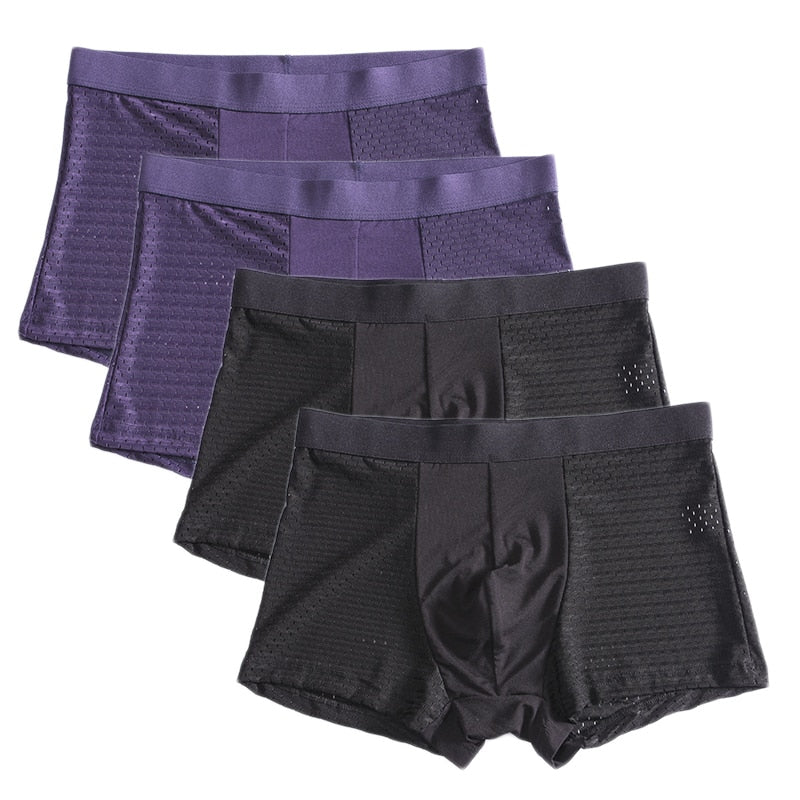 Men's Boxer Shorts 4Pcs/Set