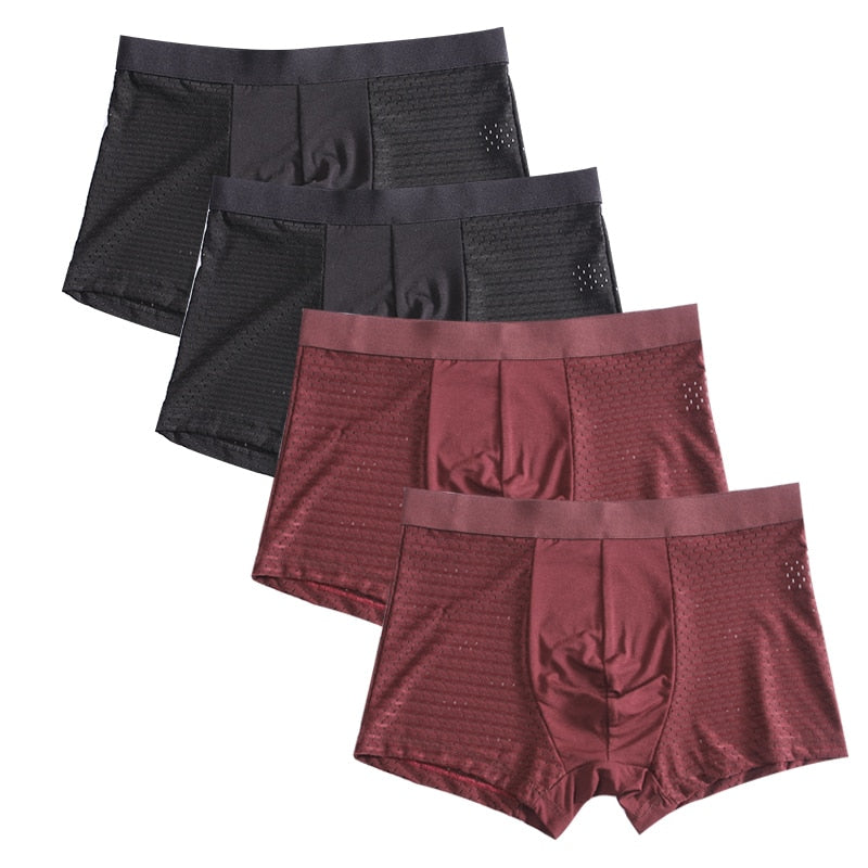 Men's Boxer Shorts 4Pcs/Set