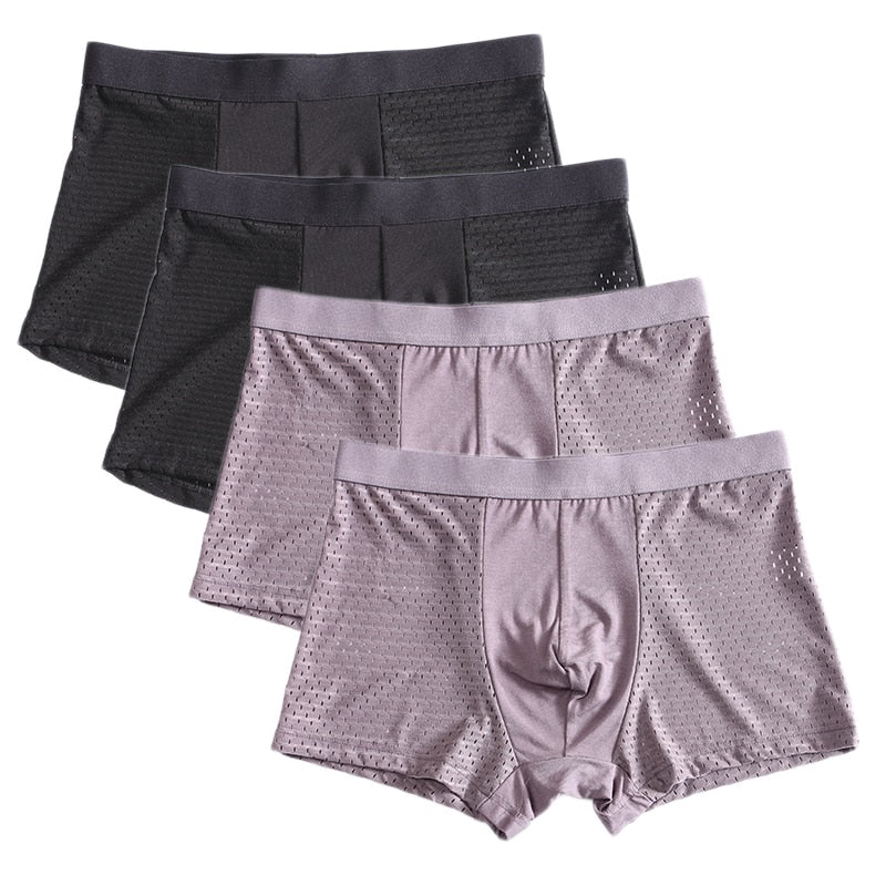 Men's Boxer Shorts 4Pcs/Set