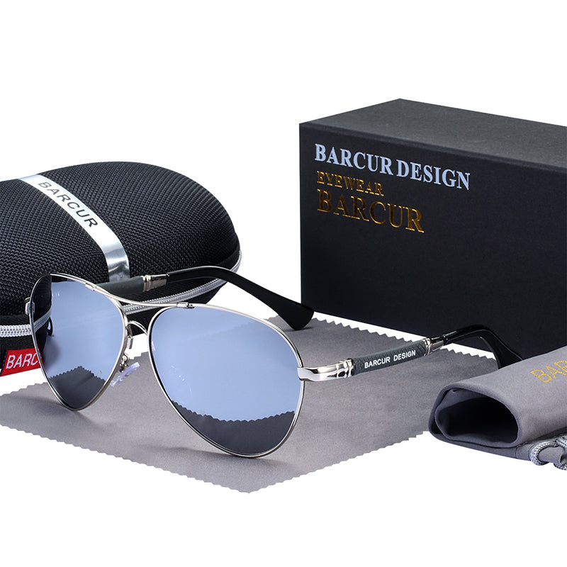 Men's Titanium Alloy Sunglasses-Polarized - fittedfortheoccasion