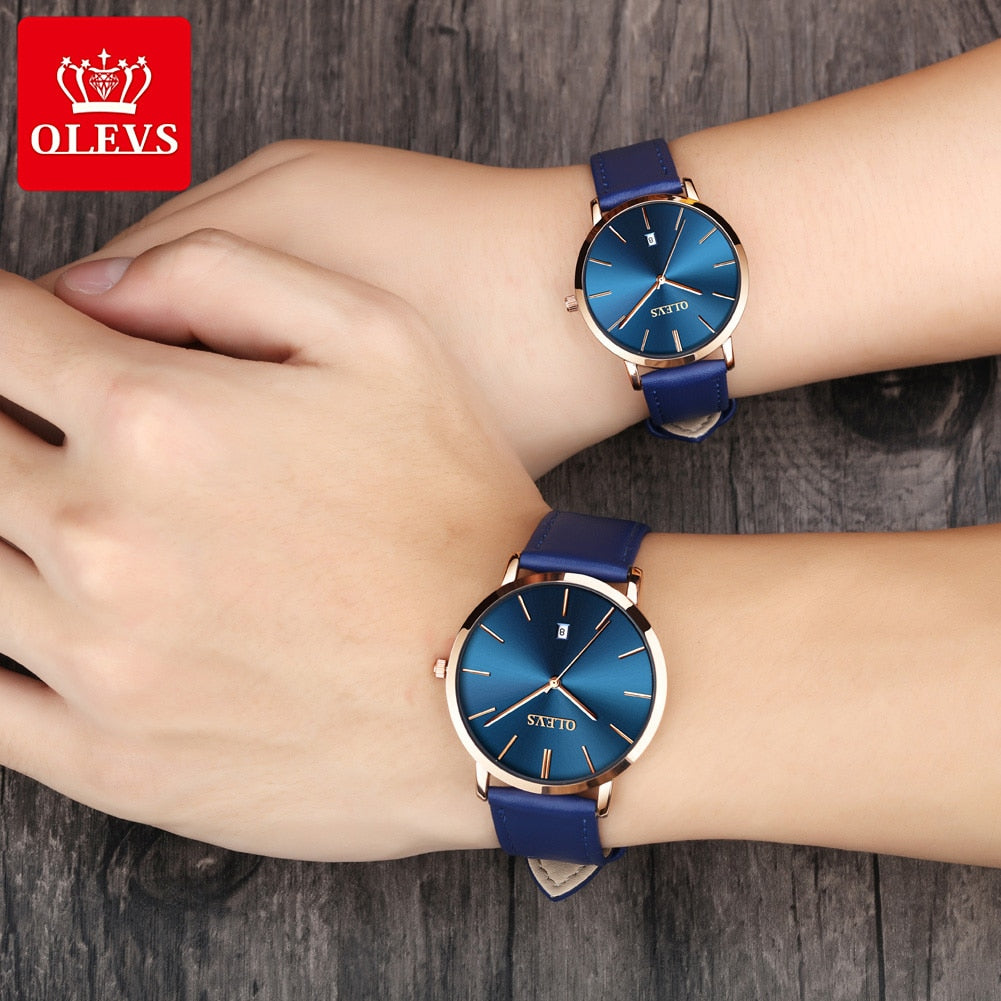 Women's Leather Quartz Watch - fittedfortheoccasion