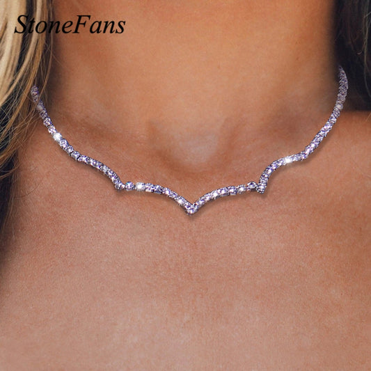 Women's Waves Necklace - fittedfortheoccasion