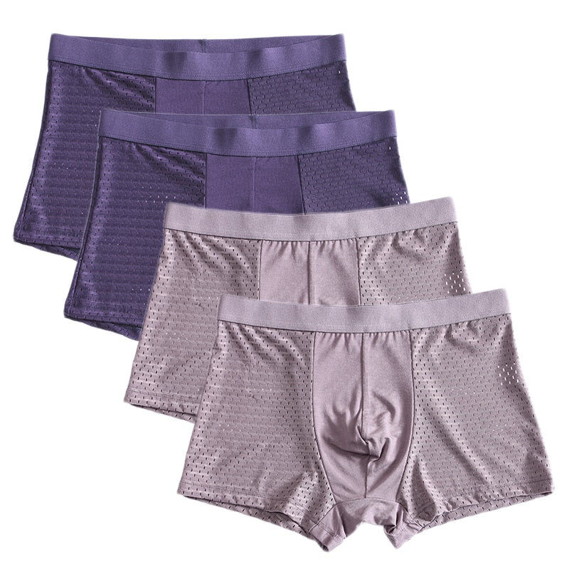 Men's Boxer Shorts 4Pcs/Set