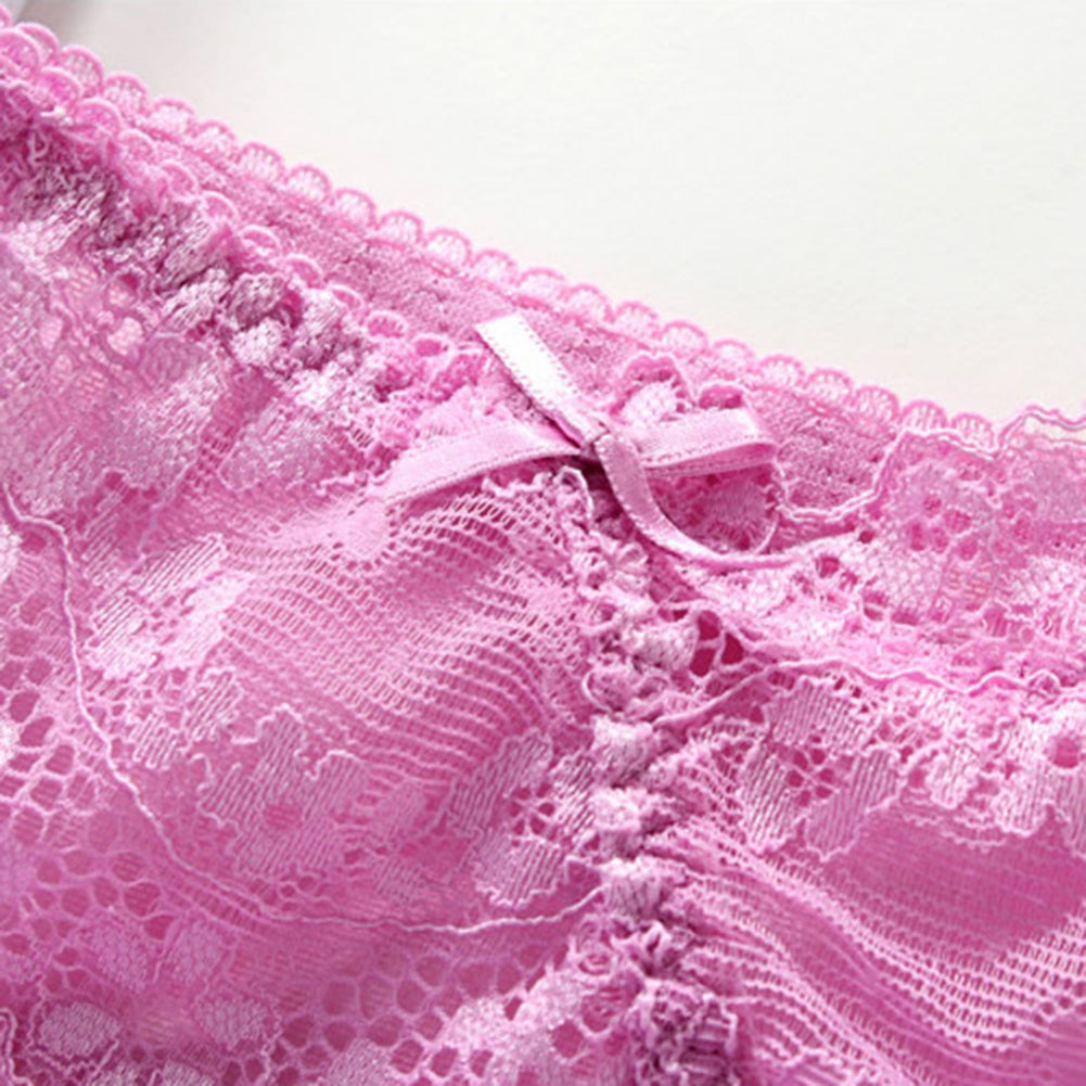 Women's Lace Panties/Padded Bra Set - fittedfortheoccasion