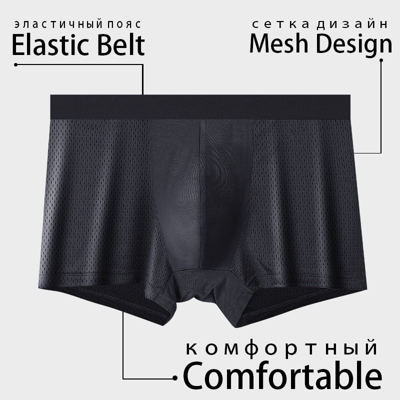 Men's Boxer Shorts 4Pcs/Set