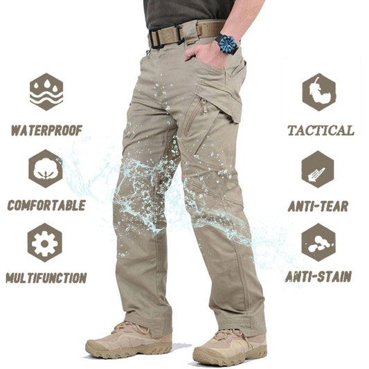 Men's Military Tactical Pants With Zipper Pockets