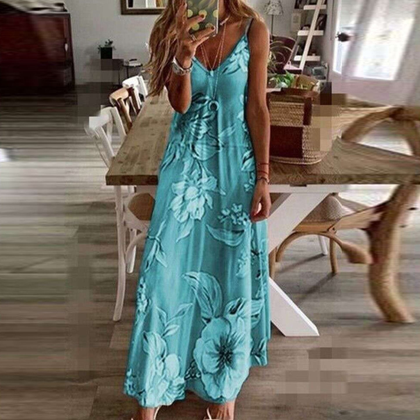 Women's Sleeveless Summer Dress - fittedfortheoccasion