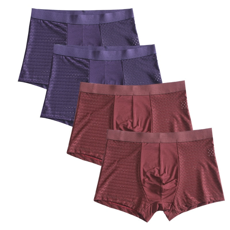 Men's Boxer Shorts 4Pcs/Set