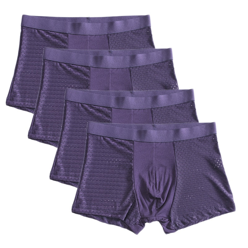 Men's Boxer Shorts 4Pcs/Set