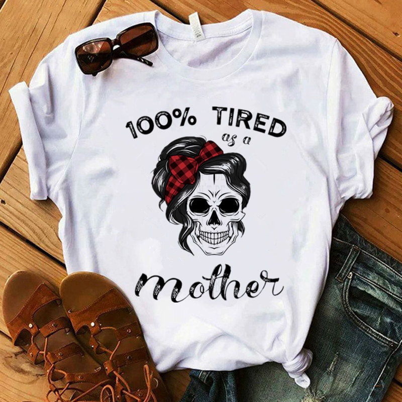 Women's Skull Printed T-Shirts