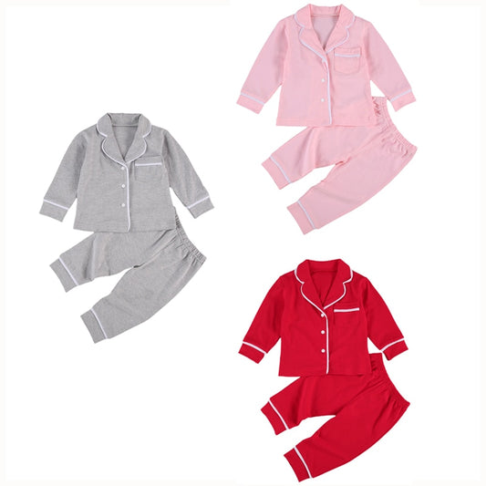 Children's Pajama Set-2PCS Set - fittedfortheoccasion