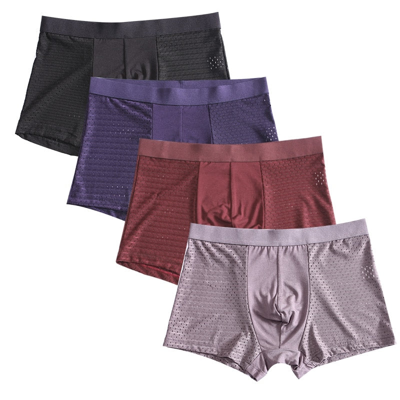 Men's Boxer Shorts 4Pcs/Set