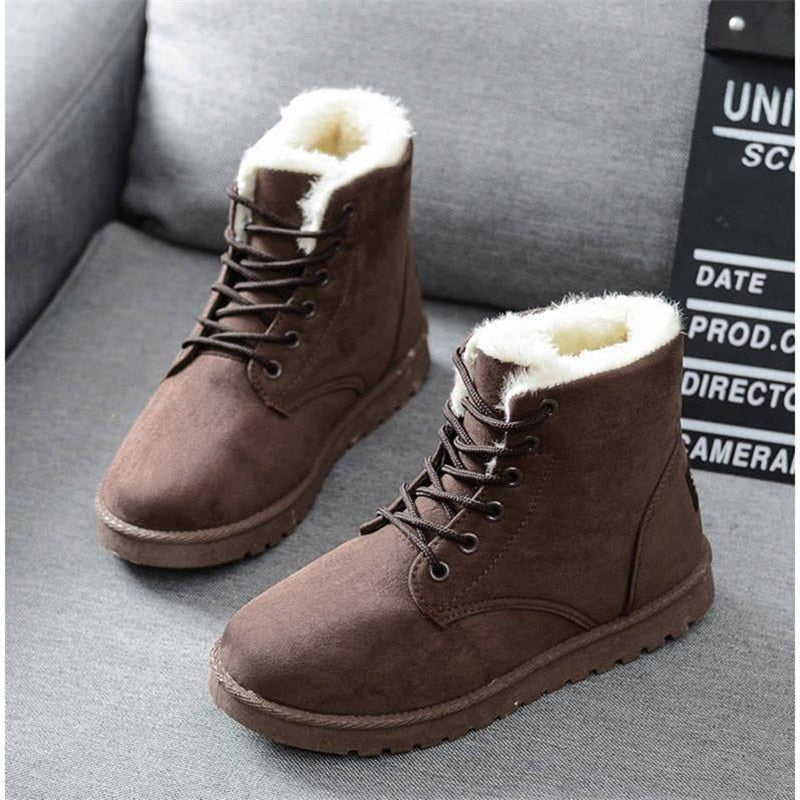 Women's Winter Lace Up Boots - fittedfortheoccasion