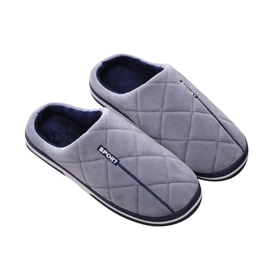 Men's Plush Non Slip Winter Slippers