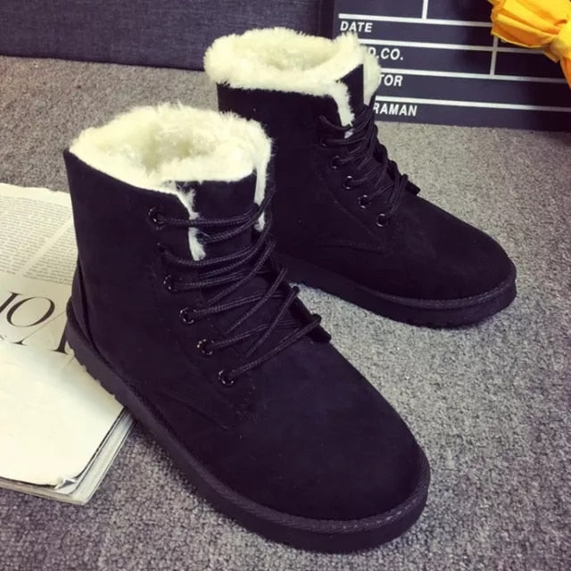 Women's Winter Lace Up Boots - fittedfortheoccasion