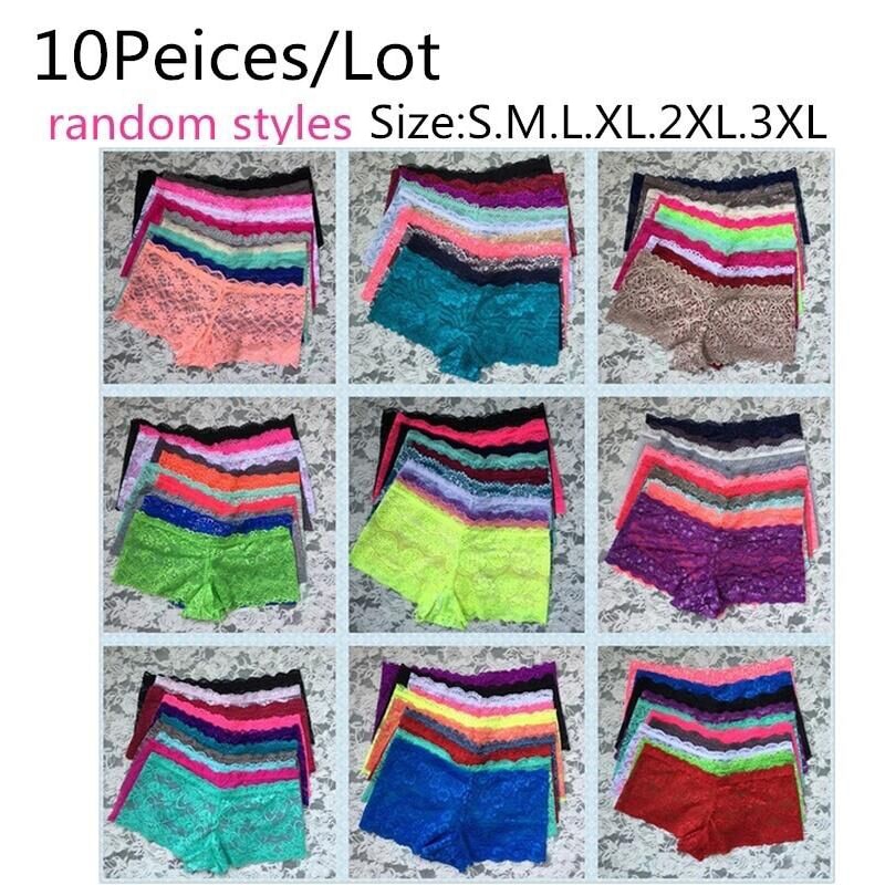 Women's Lace Panties-10pcs - fittedfortheoccasion