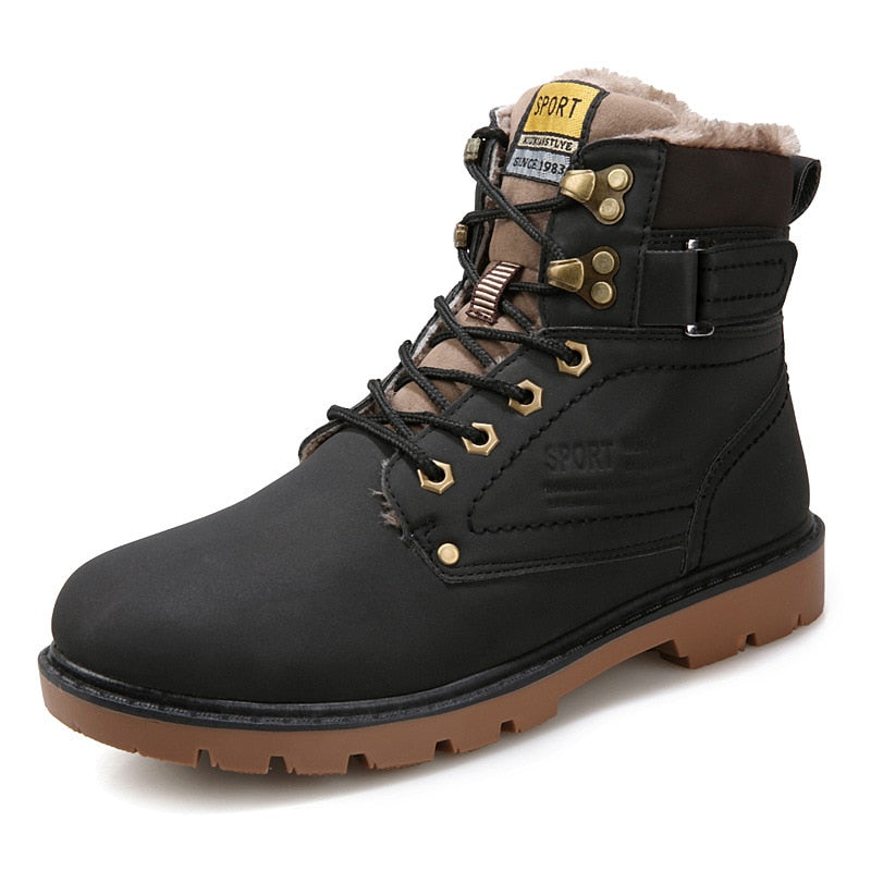 Men's Leather Work Boots - fittedfortheoccasion