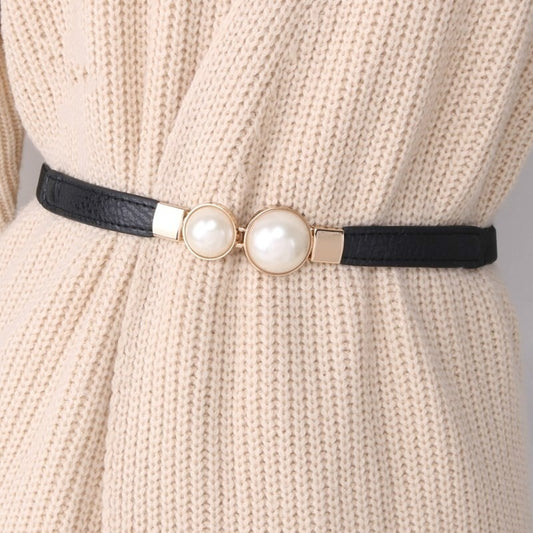 Women's Double Pearl Belt - fittedfortheoccasion